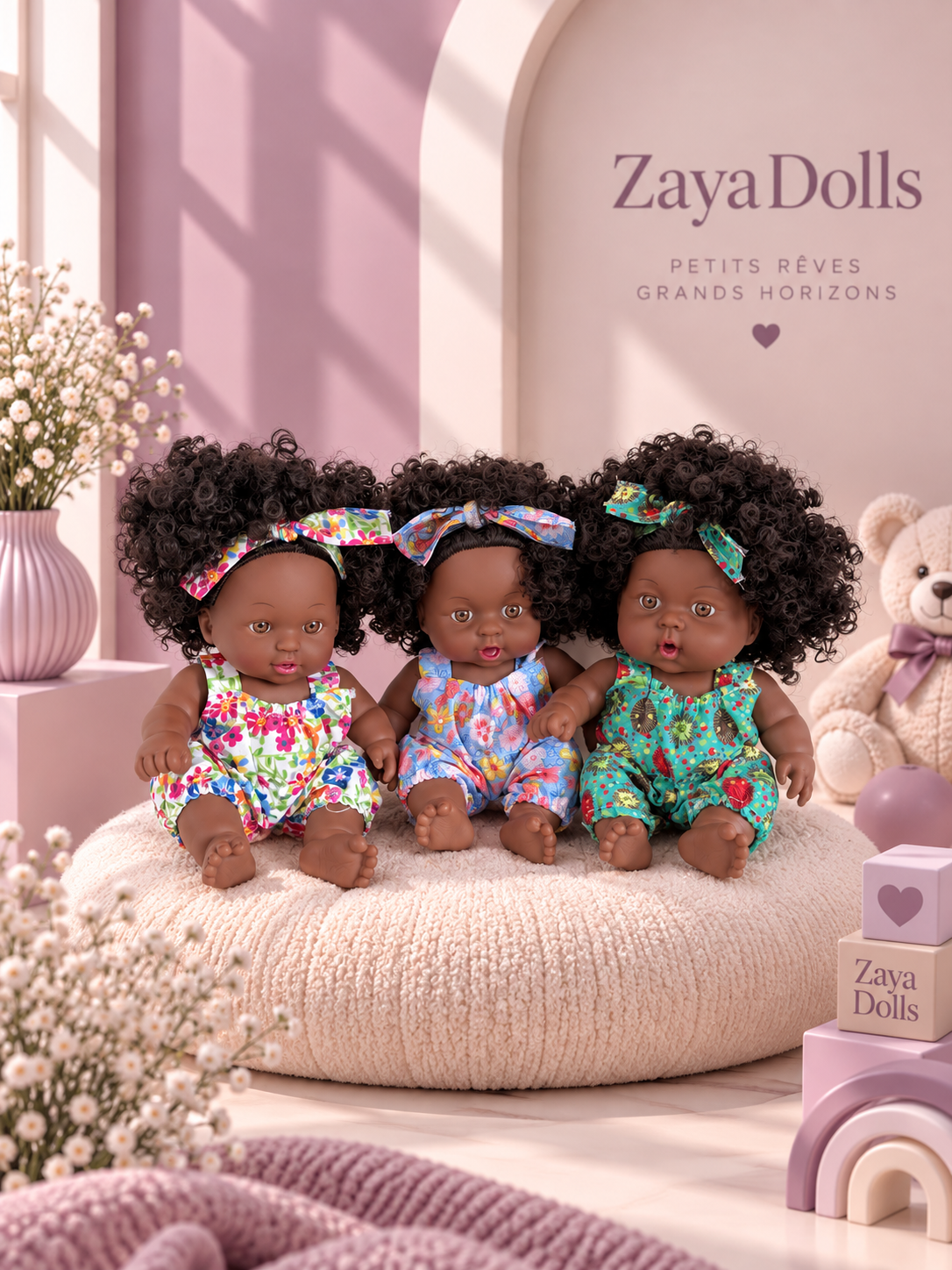 Trio Mini Poupées